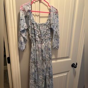 Baltic Born Blue Floral Dress